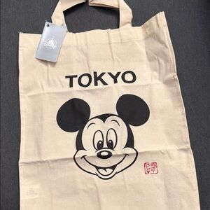 Mickey Mouse Tokyo Canvas Tote Bag